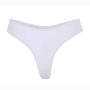 SKIMS jelly sheer dipped thong in Marble